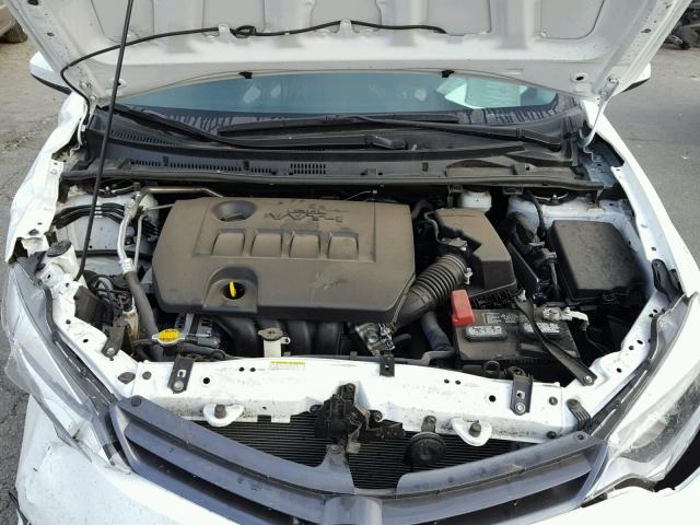 5YFBURHE2GP497439 - 2016 TOYOTA COROLLA L WHITE photo 7