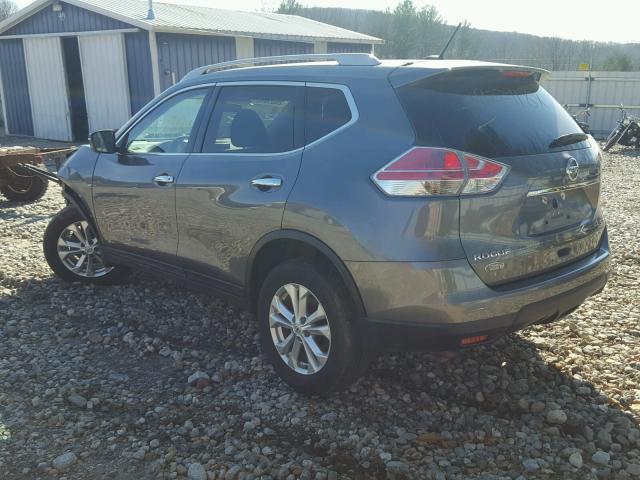 5N1AT2MV7FC921664 - 2015 NISSAN ROGUE S GRAY photo 3