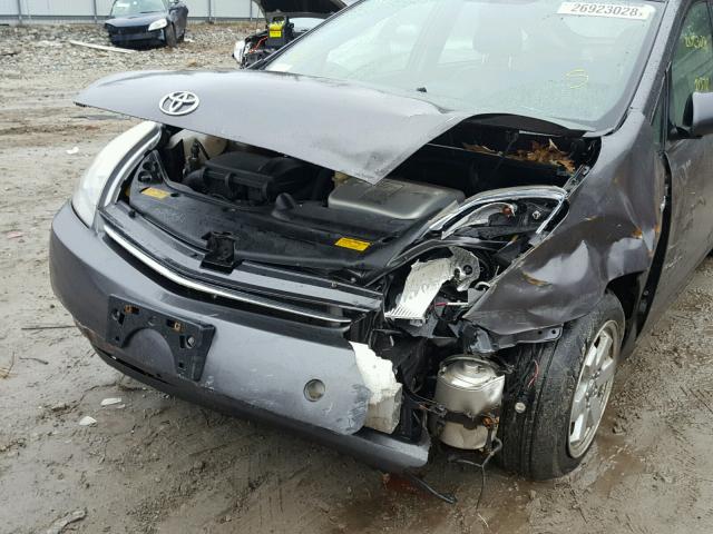 JTDKB20U773242696 - 2007 TOYOTA PRIUS GRAY photo 9