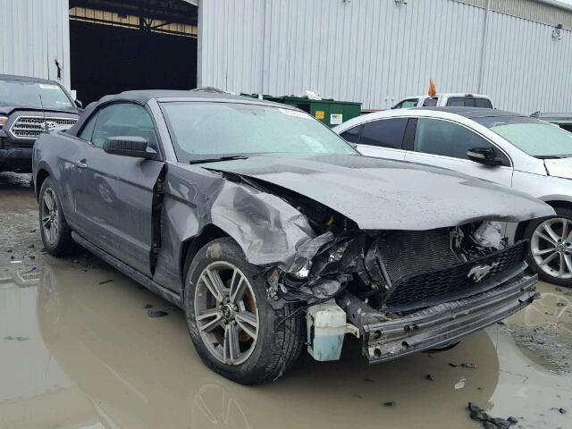 1ZVBP8EN3A5110100 - 2010 FORD MUSTANG GRAY photo 1