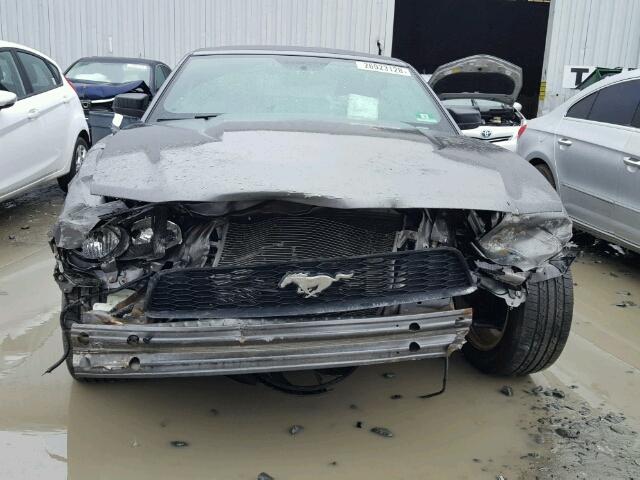 1ZVBP8EN3A5110100 - 2010 FORD MUSTANG GRAY photo 9