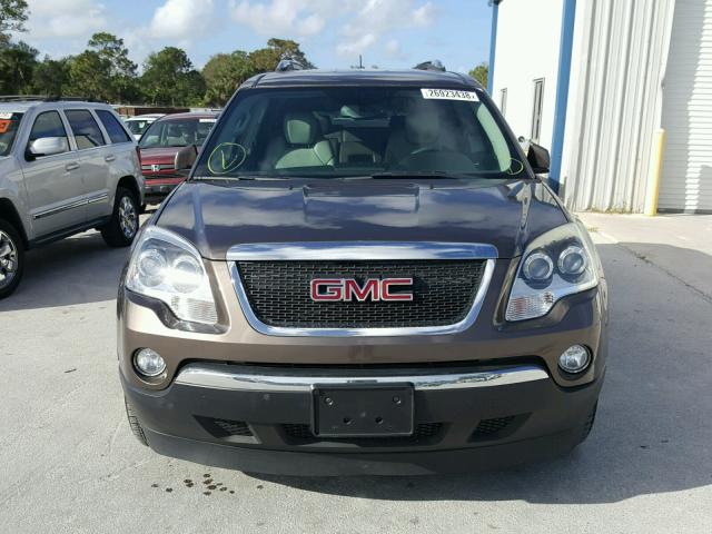 1GKEV23707J139971 - 2007 GMC ACADIA SLT BROWN photo 9