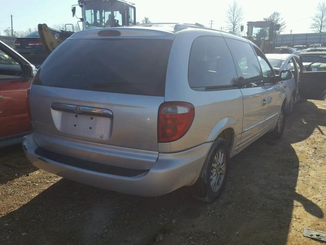 2C8GP64L02R552431 - 2002 CHRYSLER TOWN & COU SILVER photo 4