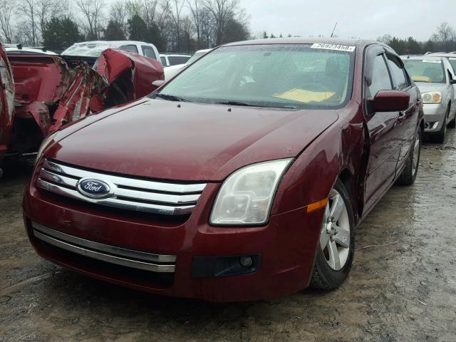 3FAHP07157R217024 - 2007 FORD FUSION SE MAROON photo 2