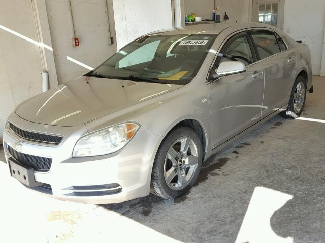 1G1ZH57B38F241766 - 2008 CHEVROLET MALIBU 1LT 银色 照片 2