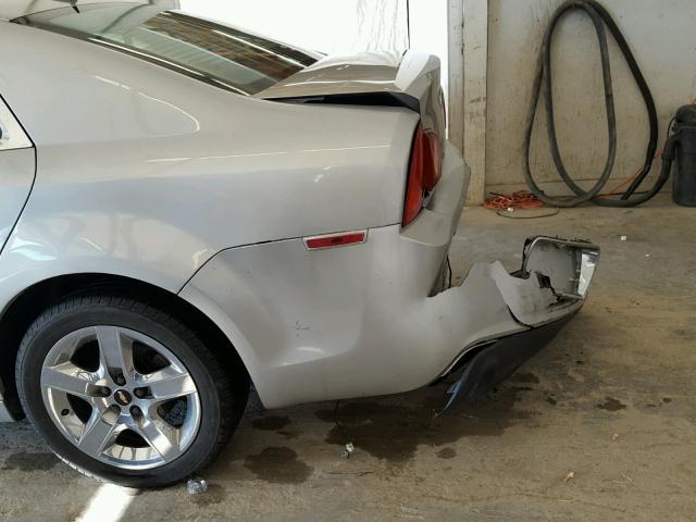 1G1ZH57B38F241766 - 2008 CHEVROLET MALIBU 1LT 银色 照片 9