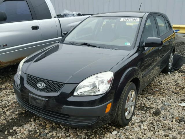 KNADE243396452177 - 2009 KIA RIO 5 SX BLACK photo 2