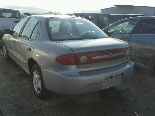 1G1JC52FX37120256 - 2003 CHEVROLET CAVALIER TAN photo 3