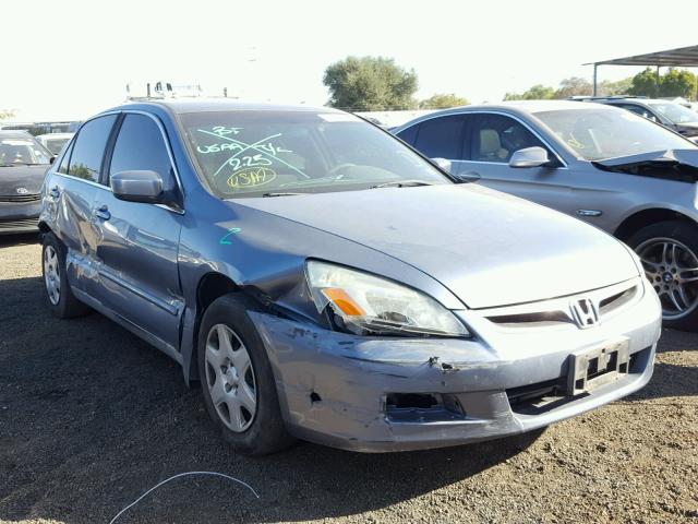 1HGCM564X7A011814 - 2007 HONDA ACCORD LX BLUE photo 1