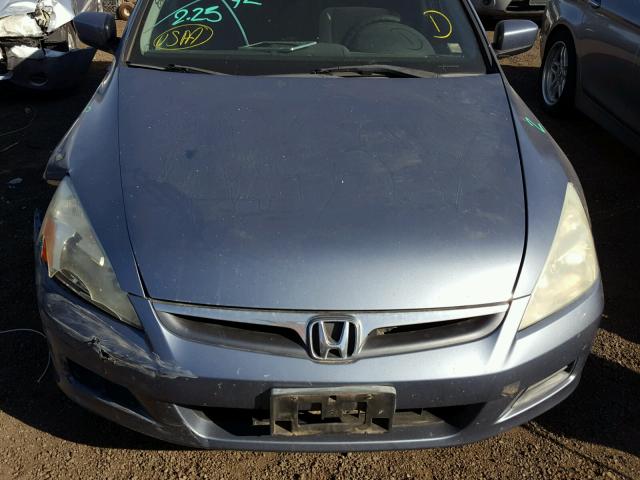 1HGCM564X7A011814 - 2007 HONDA ACCORD LX BLUE photo 9