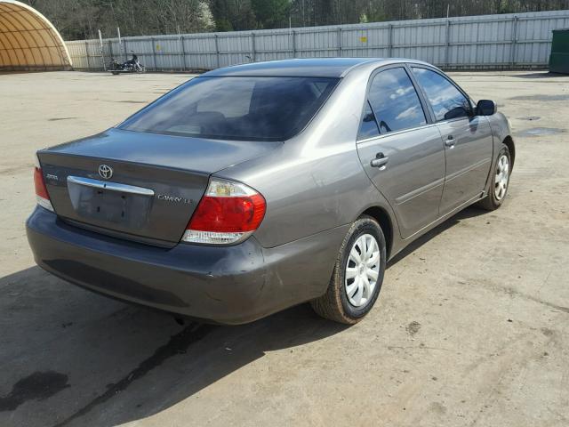 4T1BE32K35U501454 - 2005 TOYOTA CAMRY LE GRAY photo 4