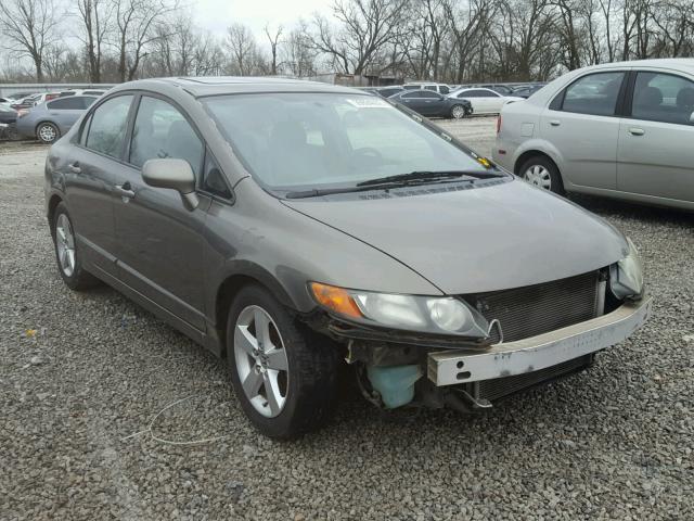 1HGFA16968L047094 - 2008 HONDA CIVIC EXL GRAY photo 1