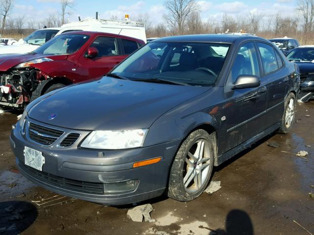 YS3FD49Y171138335 - 2007 SAAB 9-3 2.0T GRAY photo 2