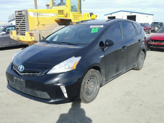 JTDZN3EUXC3158869 - 2012 TOYOTA PRIUS V BLACK photo 2