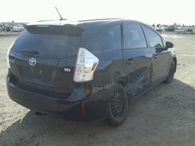 JTDZN3EUXC3158869 - 2012 TOYOTA PRIUS V BLACK photo 4