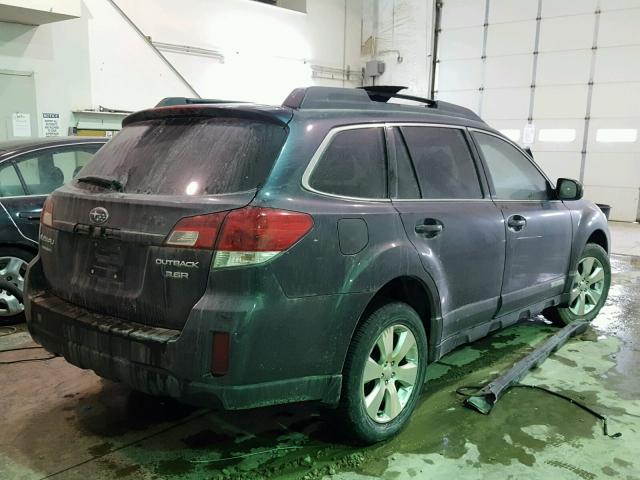 4S4BREKC3A2318859 - 2010 SUBARU OUTBACK 3. BLUE photo 4