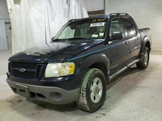 1FMZU77E81UB46304 - 2001 FORD EXPLORER S BLUE photo 2