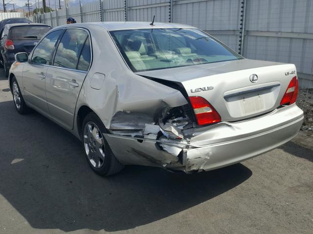 JTHBN30F320064731 - 2002 LEXUS LS 430 SILVER photo 3