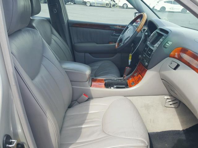 JTHBN30F320064731 - 2002 LEXUS LS 430 SILVER photo 5