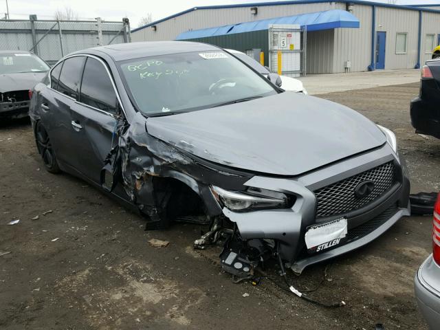 JN1BV7AR3EM689003 - 2014 INFINITI Q50 BASE GRAY photo 1