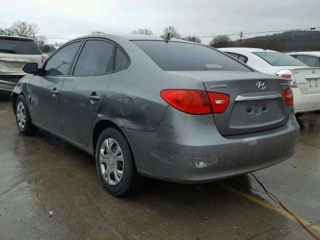 KMHDU4AD6AU069361 - 2010 HYUNDAI ELANTRA BL GRAY photo 3