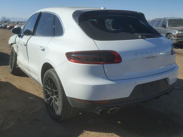 WP1AB2A58FLB62369 - 2015 PORSCHE MACAN S WHITE photo 3