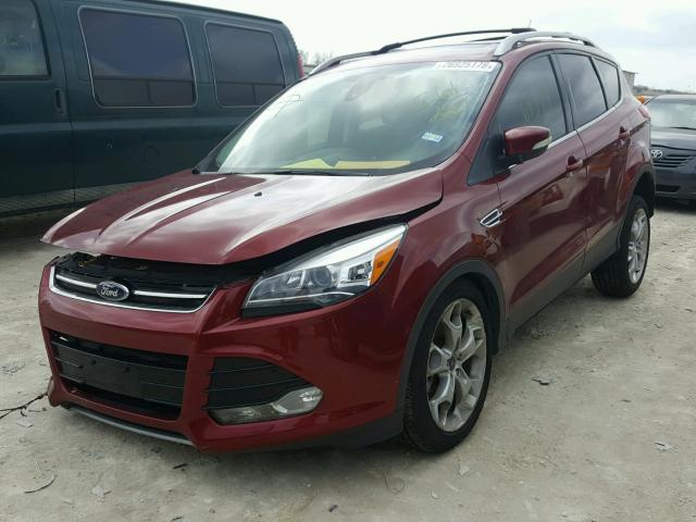 1FMCU0J9XDUC61287 - 2013 FORD ESCAPE TIT RED photo 2