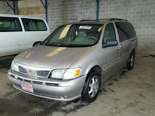 1GHDX03E81D329618 - 2001 OLDSMOBILE SILHOUETTE GOLD photo 2