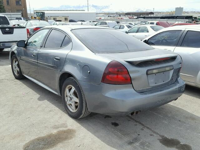 2G2WP522741246978 - 2004 PONTIAC GRAND PRIX GRAY photo 3