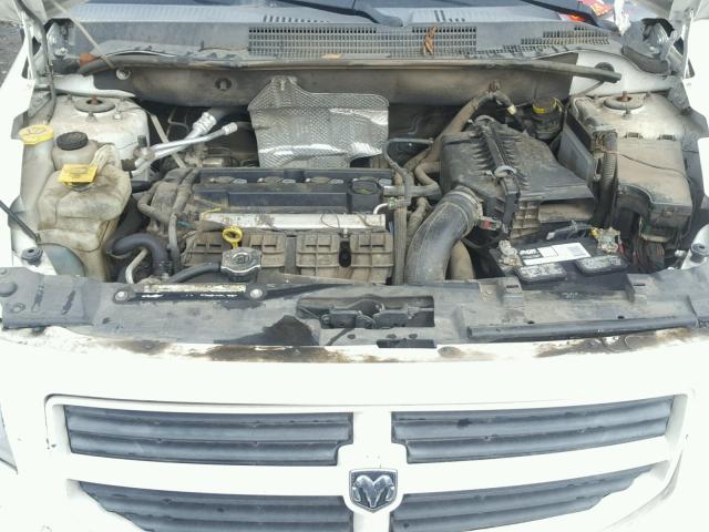 1B3HB28B78D571652 - 2008 DODGE CALIBER WHITE photo 7