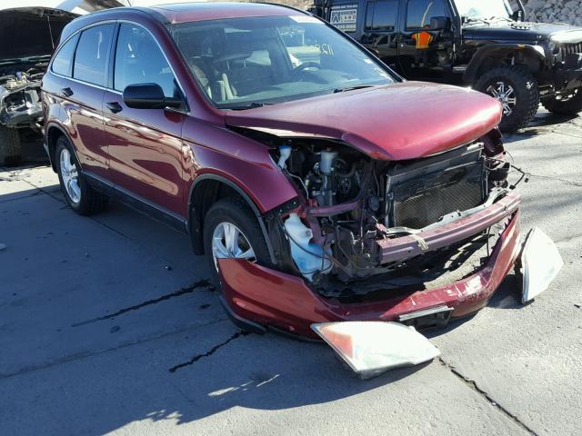 3CZRE3H55AG701263 - 2010 HONDA CR-V EX RED photo 1