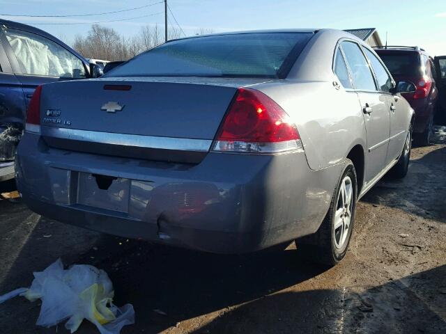 2G1WB55K369119552 - 2006 CHEVROLET IMPALA LS SILVER photo 4