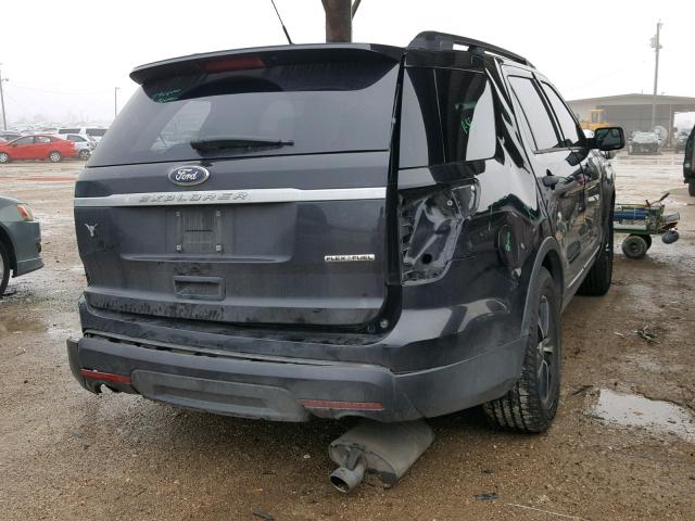 1FM5K7B87EGC35081 - 2014 FORD EXPLORER BLACK photo 4