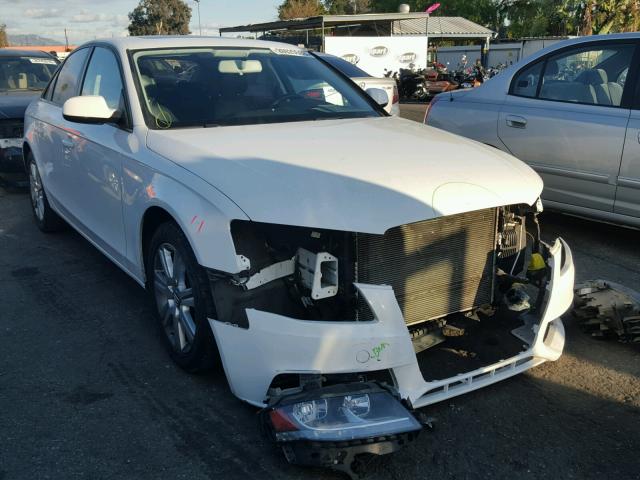 WAUAFAFL7AN007202 - 2010 AUDI A4 PREMIUM WHITE photo 1