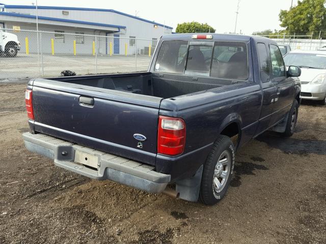 1FTYR44V72PB61381 - 2002 FORD RANGER SUP BLUE photo 4