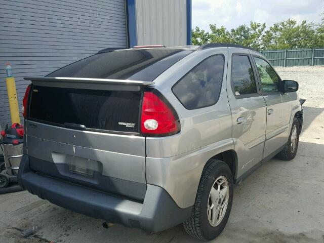 3G7DB03E14S586384 - 2004 PONTIAC AZTEK GRAY photo 4