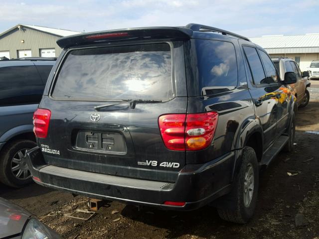 5TDBT48AX2S064941 - 2002 TOYOTA SEQUOIA LI BLACK photo 4