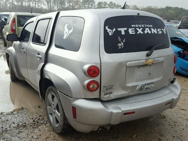 3GNCA13DX8S673940 - 2008 CHEVROLET HHR LS SILVER photo 3