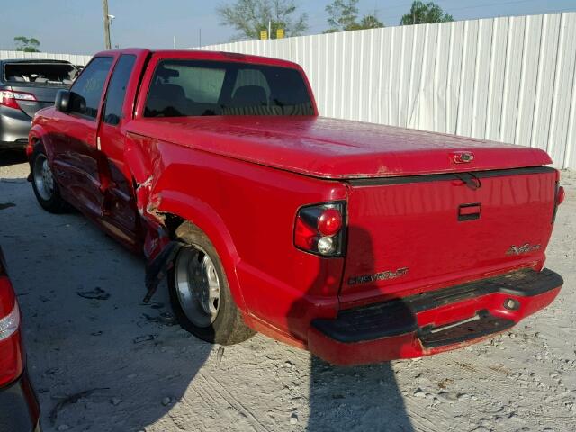 1GCCS1940Y8122552 - 2000 CHEVROLET S10 RED photo 3