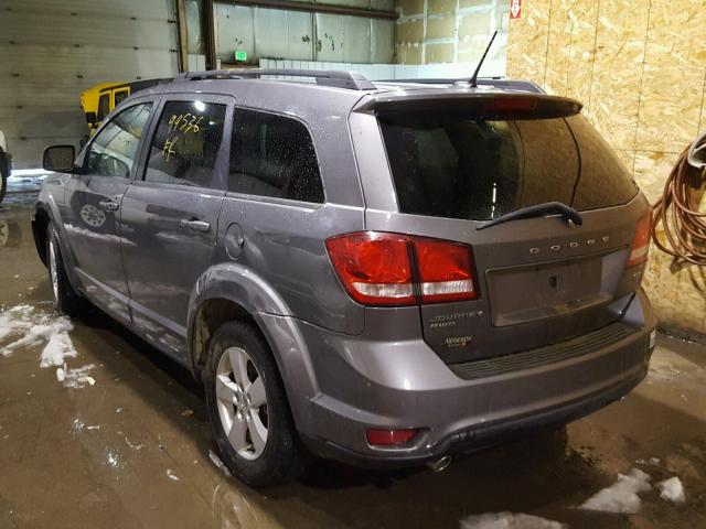 3C4PDDBG1CT374547 - 2012 DODGE JOURNEY SX GRAY photo 3