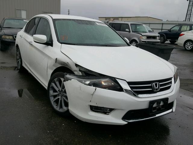 1HGCR2F5XDA211001 - 2013 HONDA ACCORD SPO WHITE photo 1