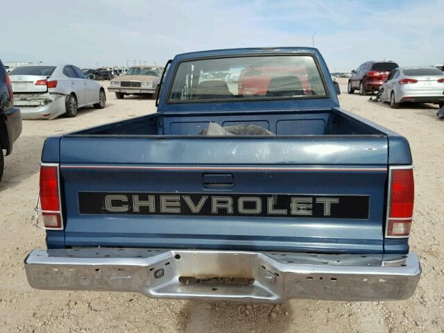 1GCCS19Z8N8105294 - 1992 CHEVROLET S TRUCK S1 BLUE photo 6