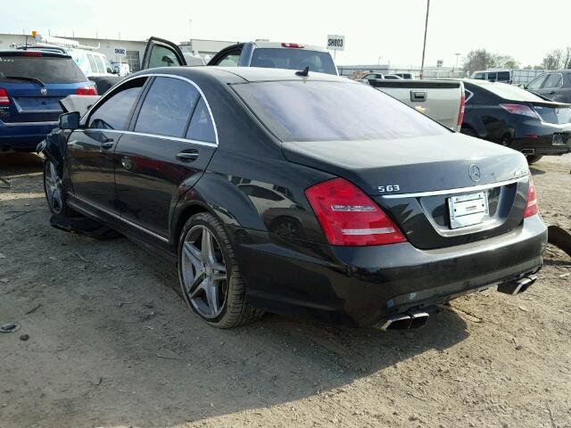 WDDNG7EB5CA432592 - 2012 MERCEDES-BENZ S63 AMG BLACK photo 3