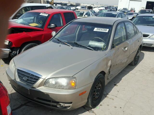 KMHDN46D25U107518 - 2005 HYUNDAI ELANTRA GL SILVER photo 2