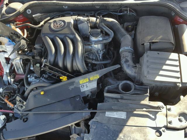 3VW2K7AJ5EM214499 - 2014 VOLKSWAGEN JETTA BASE 红色 照片 7