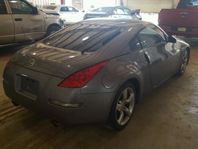 JN1BZ34D47M500374 - 2007 NISSAN 350Z COUPE GRAY photo 4