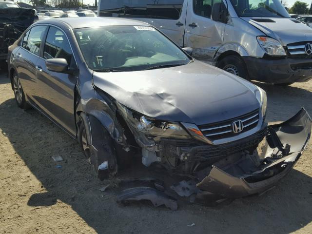 1HGCR2F39DA012858 - 2013 HONDA ACCORD LX GRAY photo 1