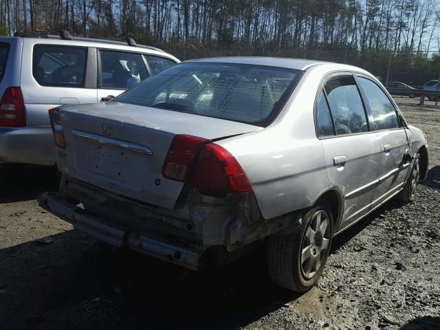 2HGES26892H546482 - 2002 HONDA CIVIC EX SILVER photo 4