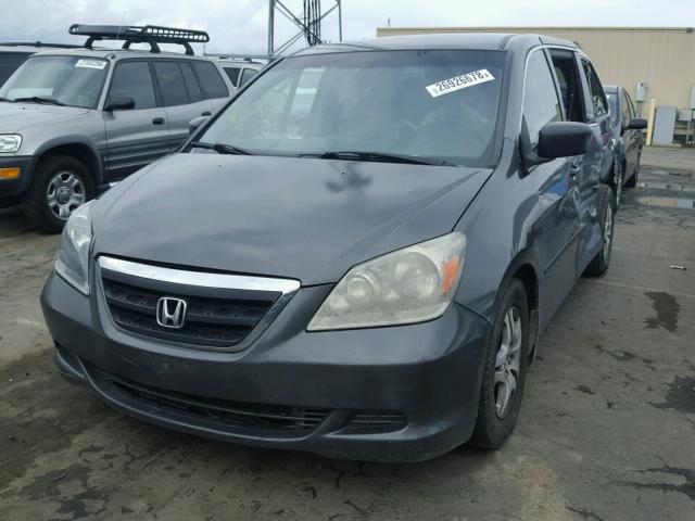 5FNRL38227B032076 - 2007 HONDA ODYSSEY LX GRAY photo 2