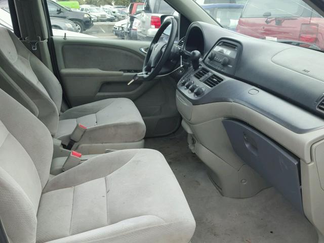 5FNRL38227B032076 - 2007 HONDA ODYSSEY LX GRAY photo 5